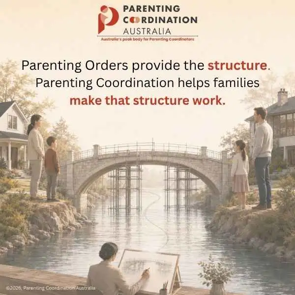 Parenting Orders provide the structure, Parenting Coordination helps families make that structure work